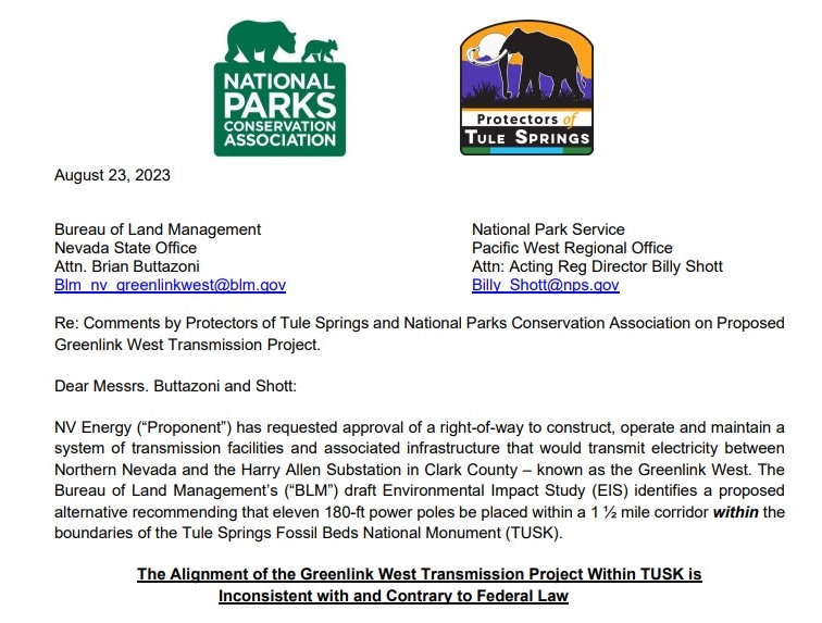 Update on the Proposed Greenlink West Transmission Project